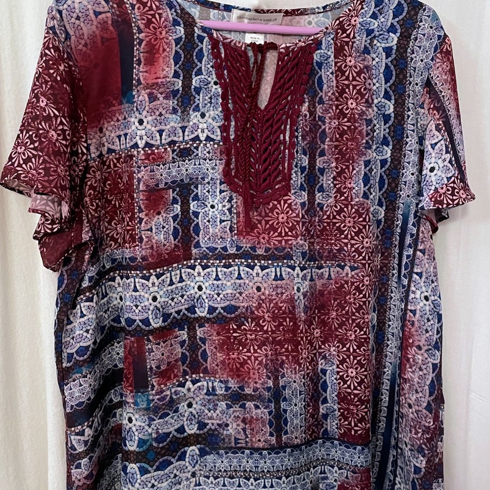 Christopher & Banks short sleeve long top